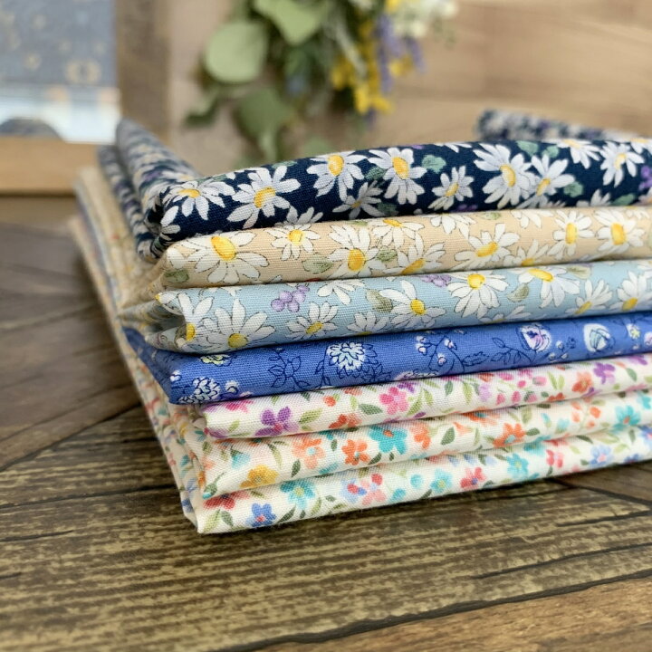 楽天市場 花 かわいい花柄 小花 フラワー コットン おしゃれ リバティ風 ハンドメイド きじ 10cm単位 Okb Fabric