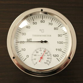 サウナ用温度計 湿度計 アナログ 乾式サウナ サーモ550 送料無料