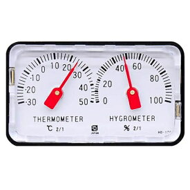 温湿度計 温度計 湿度計 高精度 小型 精密 アナログ温湿度計 HD-120 送料無料