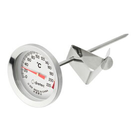 料理温度計 揚げ物用温度計 O-328 ドリテック 0〜220℃ アナログ温度計 鍋 淵 送料無料