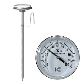 温度計 シンプル 料理温度計 調理用温度計 アナログ 鍋 0〜100℃ サーモ830 送料無料