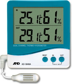 温度計 湿度計 温度湿度計 温湿度計 デジタル デジタル温度計 外部温湿度センサー デジタル温湿度計 AD-5648A 卓上/壁掛 送料無料