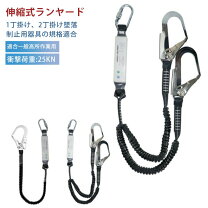 楽天市場】フルハーネス ランヤード二丁掛けの通販