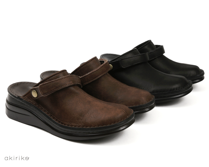 楽天市場】日本製 レザー 2way バックベルト サボサンダル カジュアル