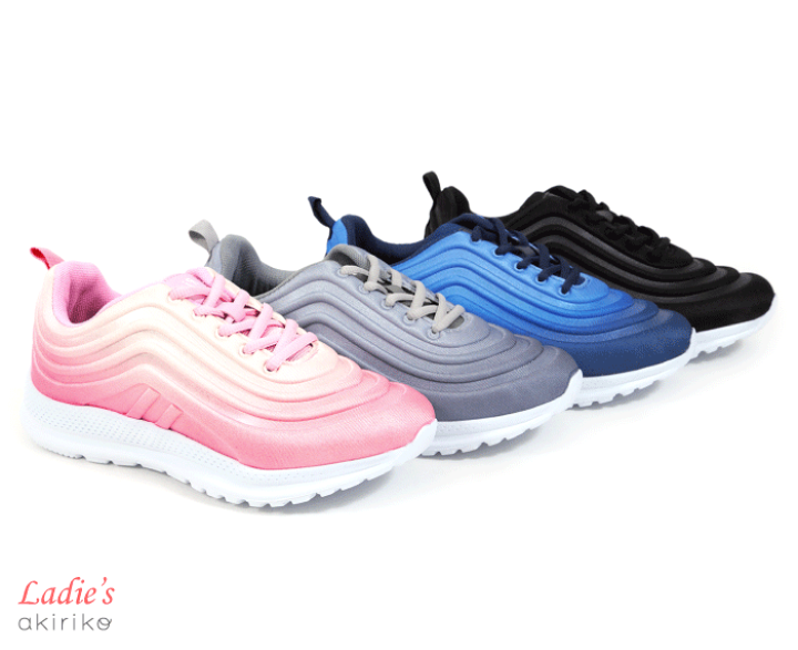 楽天市場 スニーカー レディース Evaソール 運動靴 グラデーション ウォーキング Go37 シューズショップアキリコ