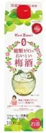 國盛　糖類ゼロのおいしい梅酒パック　1L /6本.hn.yお届けまで10日ほどかかります