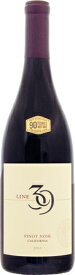 ライン　39　ピノ　ノワール　2020年　赤　750ml/12本LINE 39　PINOT NOIR2728.e商品名の39はカリフォルニア州の中心を通る北緯39度を意味。ベリー系の豊かな香りに、柔らかくてしなやかなタンニンが心地よいワイン。