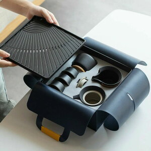急須 湯呑み セット ティーポット 番茶器セット 茶器揃 陶磁茶具セット 茶器 茶皿 旅行ティーセットー カップ シンプルな和風 収納バッグ付き 茶器乾燥ティートレー お出かけ用 和風急須 3
