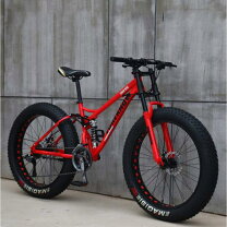 楽天市場】マウンテンバイク フルサス（カラーレッド）（自転車 