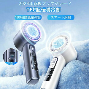 2025夏 冷却プレート付 ハンディ ファン 瞬間冷感 オススメ ハンド扇風機 手持ち扇風機 携帯扇風機 ミニ扇風機 100段風量 小型 超軽量 静音 ポータブル扇風機 涼しい 冷感 強力 夏 猛暑 対策 コ