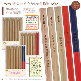 ＼＼まとめ買いは 1ダース549円より／／ お得な レーザー彫刻 名入れ 鉛筆 六角 がくしゅう 名入り 2B 4B 6B 赤鉛筆 赤青鉛筆 計12本 国産 ナチュラルウッド鉛筆 木軸 日本製 入学祝 名入れ無料 卒園 記念 1ダースから 送料無料 6角鉛筆 国産 sotsuen レ ネ