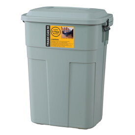 ダストボックス(グリーン色) ごみ箱 [W45.5×D32×H57.6cm] トラッシュ缶50L