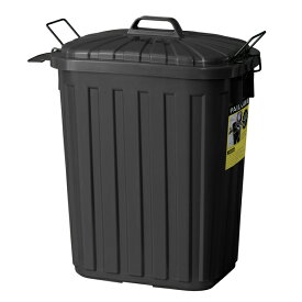 ダストボックス(ブラック色) ごみ箱 [W36×D55.4×H62.2cm] ペール缶 60L