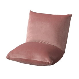 座椅子(ピンク)) カックンリクライナー [W38×D38/45×H36×SH12cm]