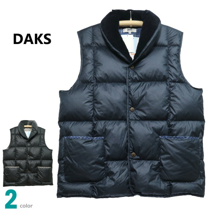楽天市場】＼SALE／ 紳士 羽毛ベスト Mサイズ DAKS ダックス 日本製 