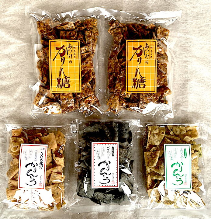 スペシャルオファ 稲庭うどん 職人手作りかりんとう 5種 から選べる5袋セット asakusa.sub.jp