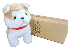 【送料無料】 ギフトBOX入り 秋田犬ぬいぐるみsonomama　林檎のメッセージ3本 赤葡萄のメッセージ2本 セット