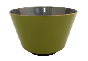 【送料込】漆工芸利山 コーノ椀 ko-nic(オリーブ)