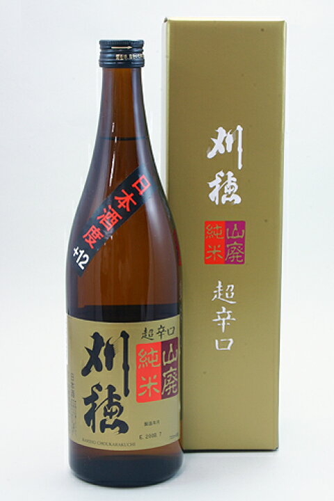 楽天市場】刈穂酒造 刈穂 山廃純米 超辛口 720ml : 秋田県物産振興会 