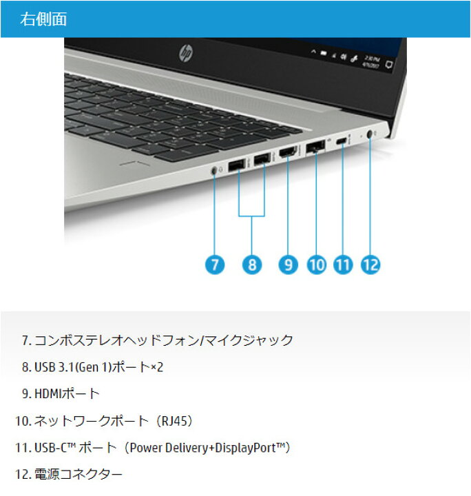 楽天市場】【テレワーク最適】中古 ノートパソコン HP ProBook 450 G7 