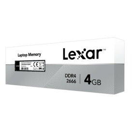 【期間限定ポイント10倍】Lexar■PC4-2666V★SO-DIMM SDRAM ノートブック用 メモリー 4GB 新品未開封 Memory アキデジタル