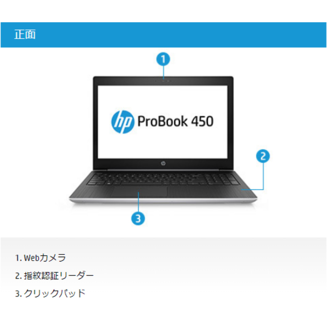 楽天市場】【テレワークに適用】中古 ノートパソコン HP ProBook 450