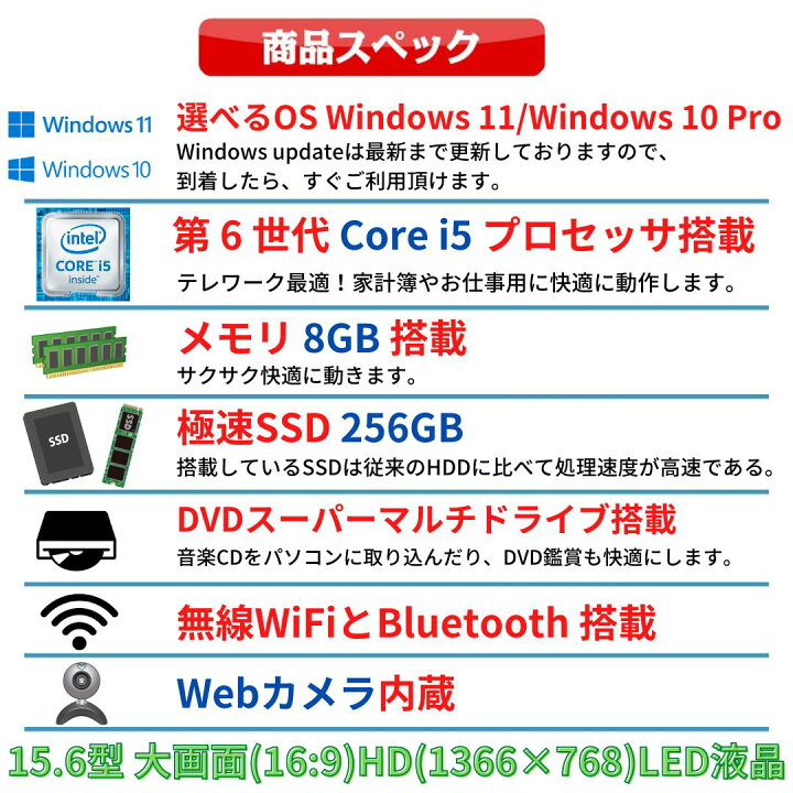 楽天市場】【テレワーク最適】中古 ノートパソコン HP ProBook 450 G3 