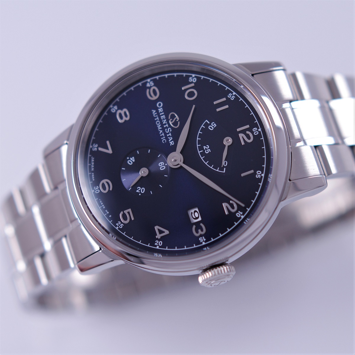 オリエント ORIENT 腕時計 オリエントスター 機械式 自動巻 クラシック ヘリテージゴシック 日本製 ネイビー RK-AW0001L |  アッキーインターナショナル