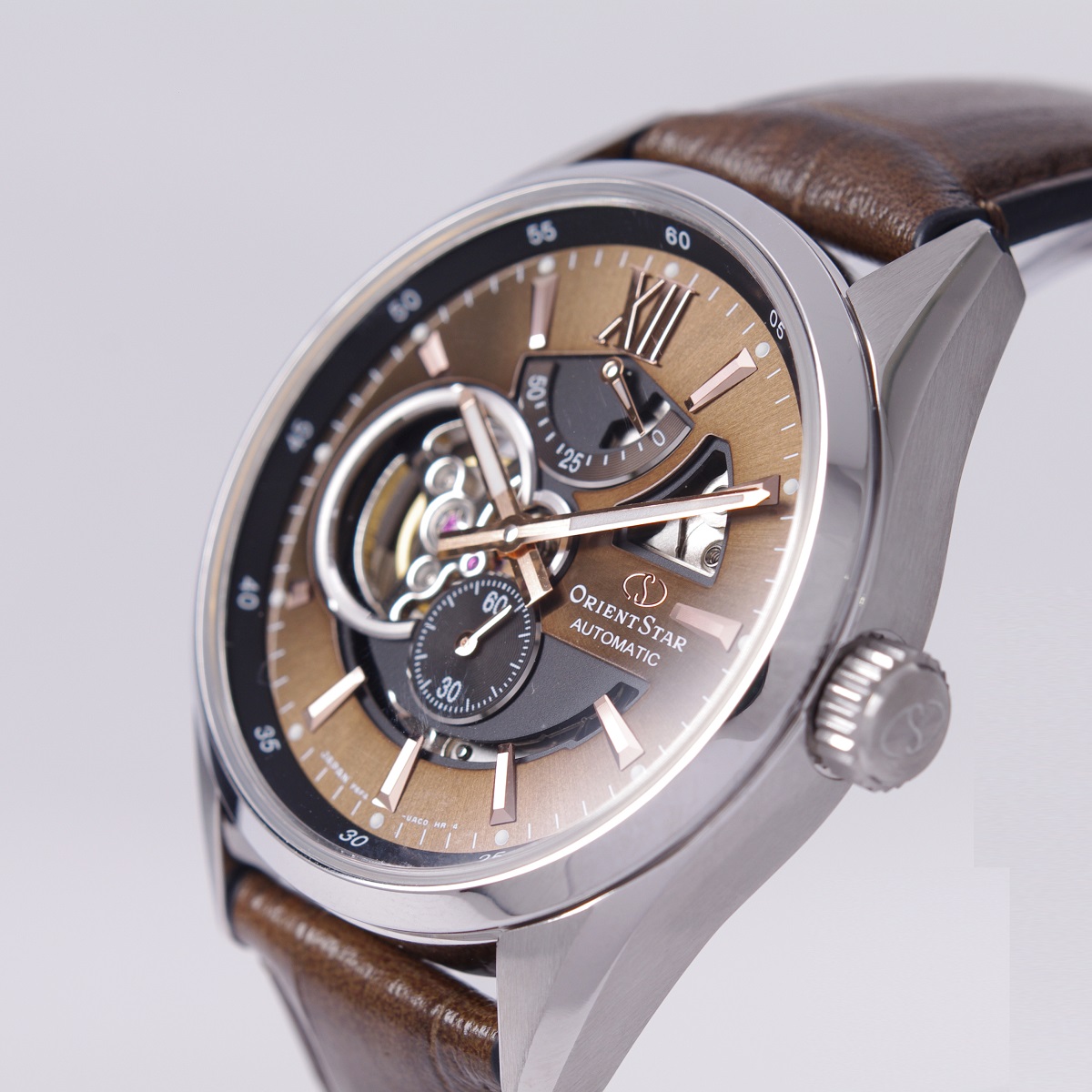 オリエント ORIENT 腕時計 ORIENTSTAR オリエントスター 海外モデル 日本製 自動巻(手巻付き) モダンスケルトン ブラウン  RE-AV0006Y00B メンズ 国内正規品 | アッキーインターナショナル