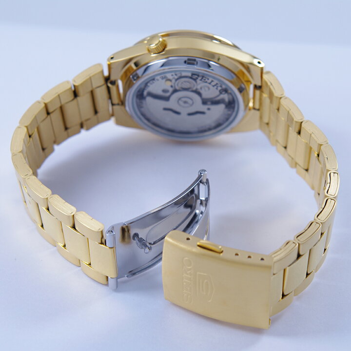 楽天市場】セイコー SEIKO 5 腕時計 海外モデル 自動巻き ゴールド 