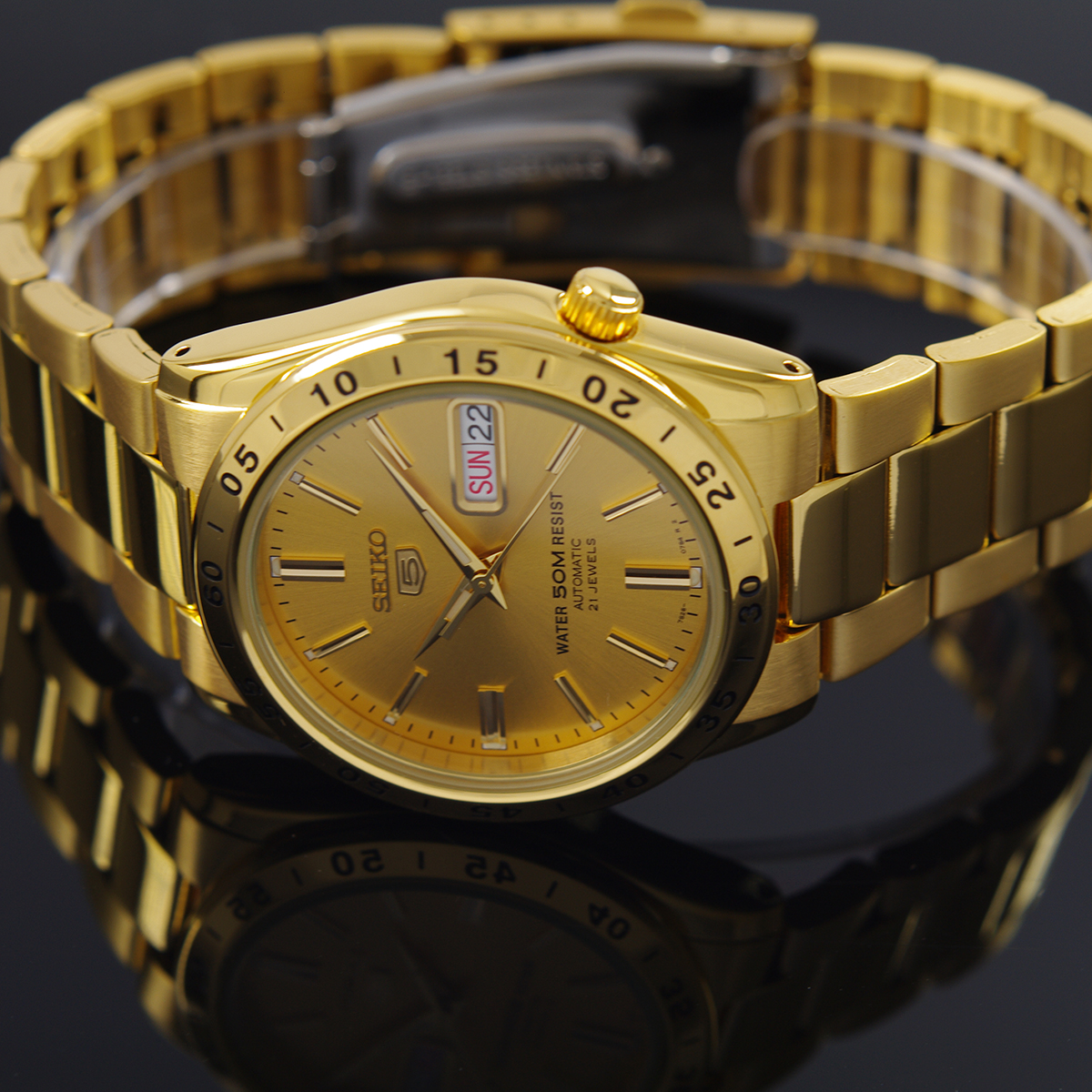 楽天市場】セイコー SEIKO 5 腕時計 海外モデル 自動巻き ゴールド