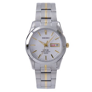 セイコー SEIKO 腕時計 クオーツ 日本製ムーブメント 海外モデル ホワイト文字盤 サファイアガラス SGG719P1 メンズ [逆輸入品]