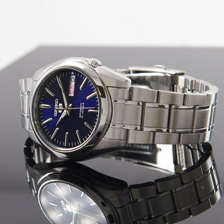楽天市場】セイコー SEIKO 5 腕時計 海外モデル 自動巻き ネイビー文字 