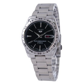 セイコー SEIKO 5 腕時計【日本製】海外モデル 自動巻き ブラック文字盤 SNKE01J1 メンズ [逆輸入品]