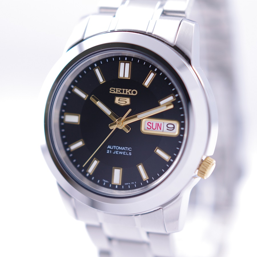 楽天市場】セイコー SEIKO 5 腕時計 機械式 自動巻き ブラック文字盤 