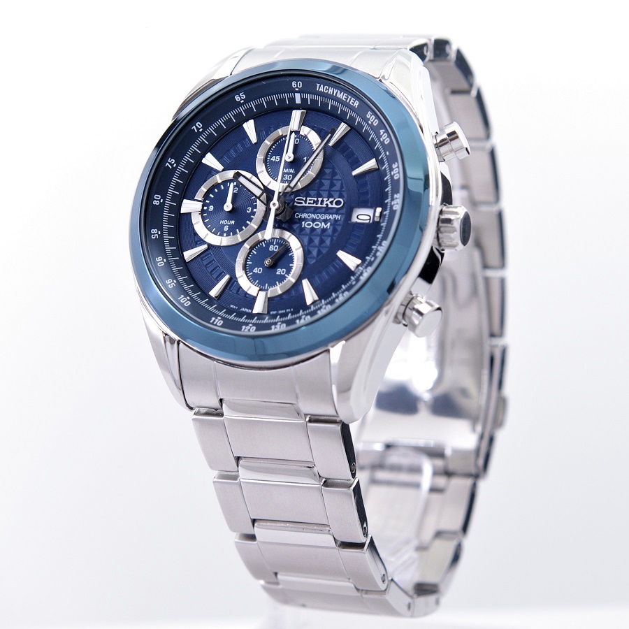 楽天市場】セイコー SEIKO 腕時計 クロノグラフ ネイビー 海外モデル
