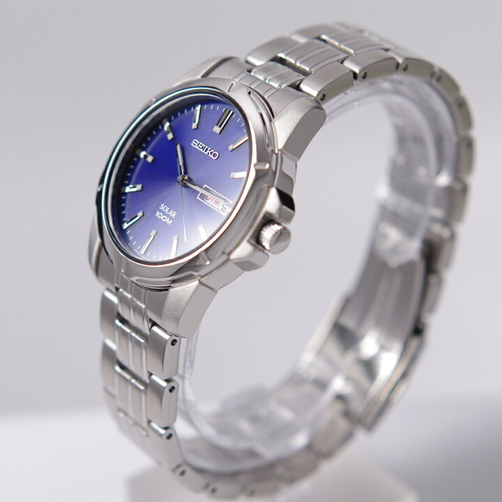 腕時計 ソーラー ブルー文字盤 海外モデル SNE501P1 [逆輸入品] : アッキーインターナショナル