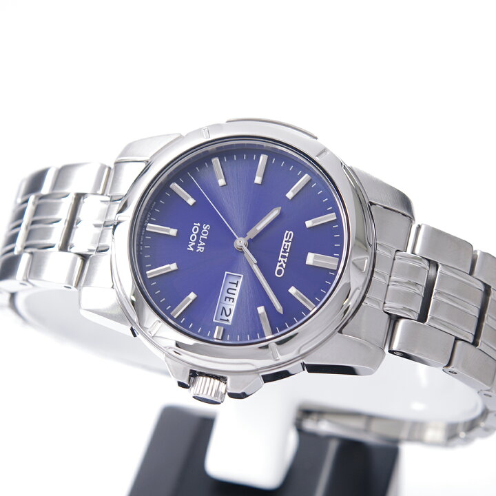 腕時計 ソーラー ブルー文字盤 海外モデル SNE501P1 [逆輸入品] : アッキーインターナショナル