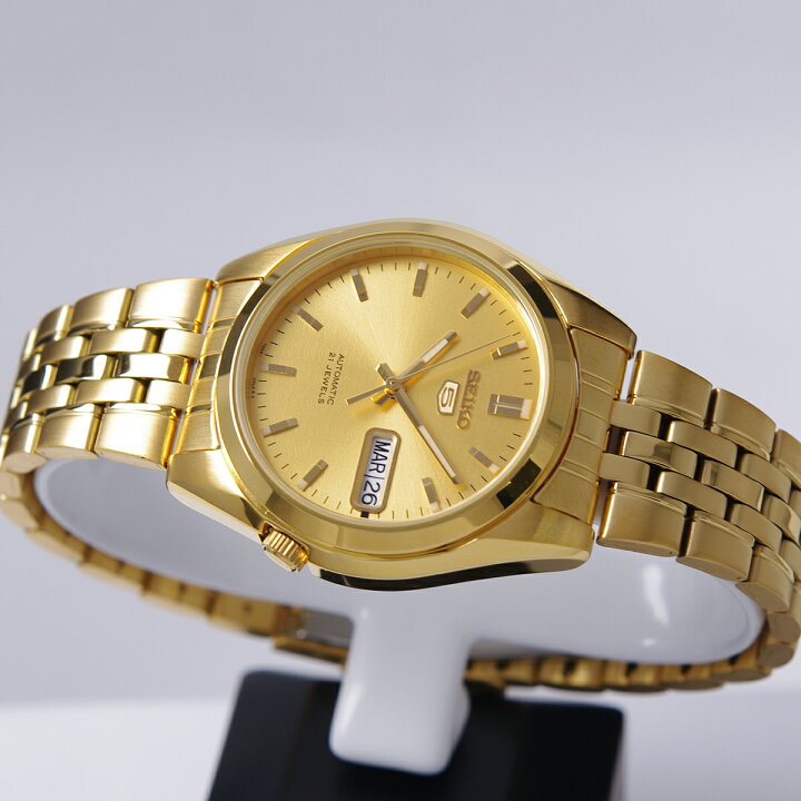 楽天市場】セイコー SEIKO 5 腕時計 海外モデル 自動巻き ゴールド 