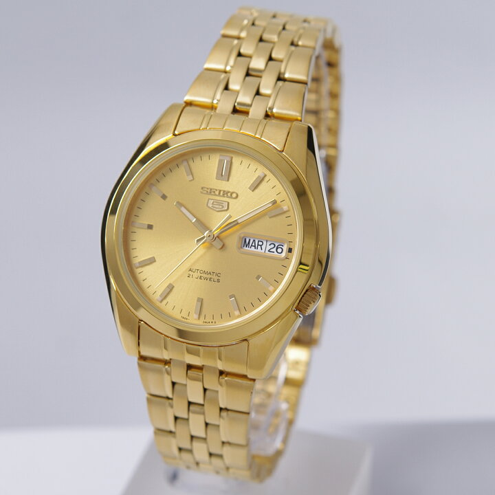 楽天市場】セイコー SEIKO 5 腕時計 海外モデル 自動巻き ゴールド 