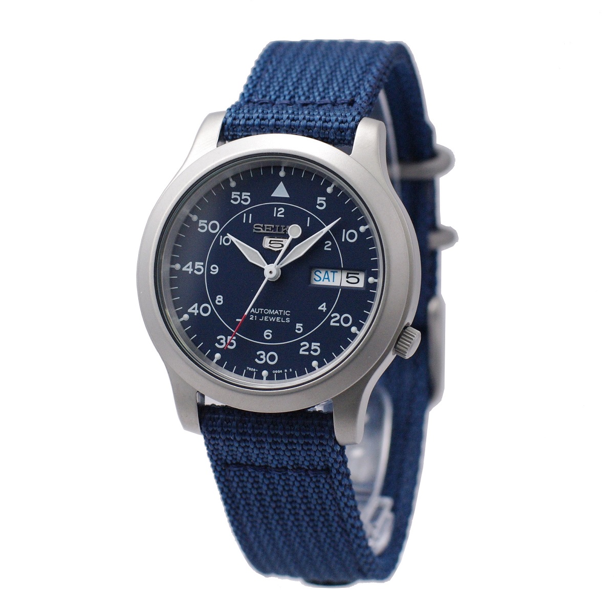 セイコー SEIKO 5 腕時計 海外モデル 自動巻き ミリタリー ネイビー SNK807K2 メンズ [逆輸入品] | アッキーインターナショナル