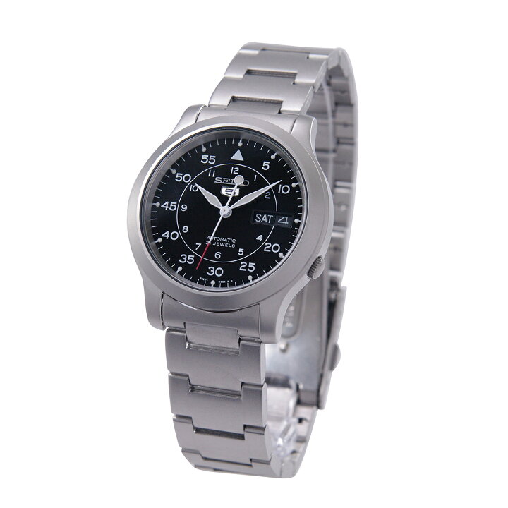 楽天市場】SEIKO 5 腕時計 海外モデル 自動巻き ブラック文字盤 