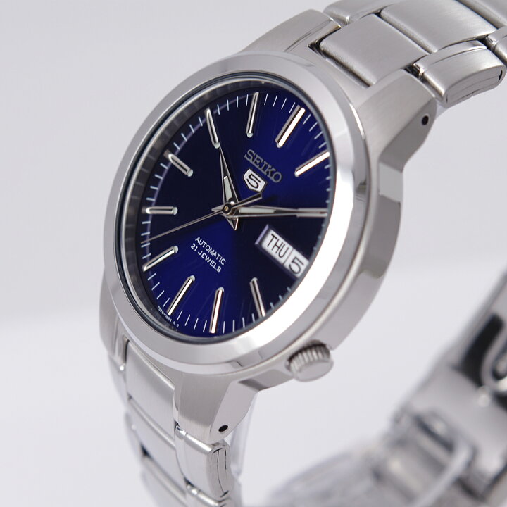 楽天市場】セイコー SEIKO 5 腕時計 海外モデル 自動巻き ブルー文字盤 