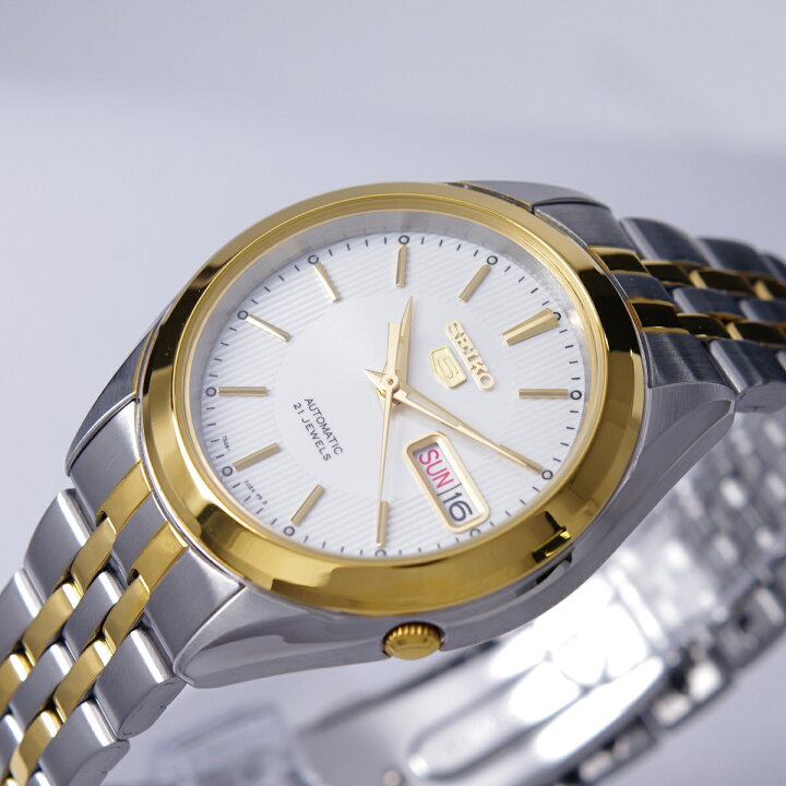 SEIKO5自動巻き時計 ホワイト SNZH51 絶版 超美品 楽天市場】【9月1日 
