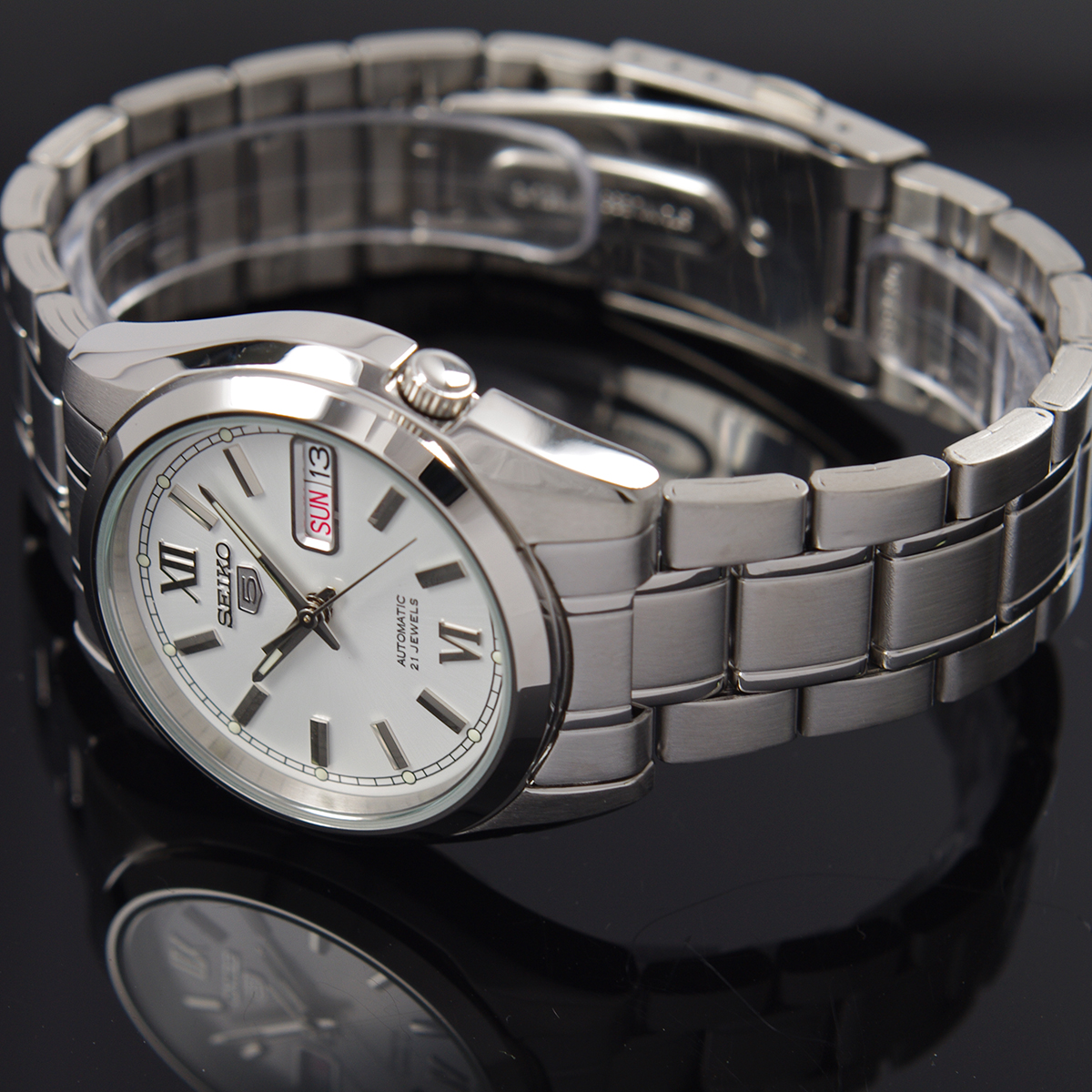 楽天市場】セイコー SEIKO 5 腕時計 海外モデル 自動巻き シルバー