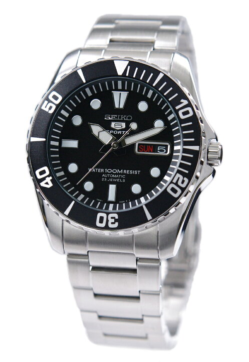楽天市場】セイコー SEIKO 5 SPORTS 腕時計 海外モデル 自動巻き ブラック SNZF17K1 : アッキーインターナショナル