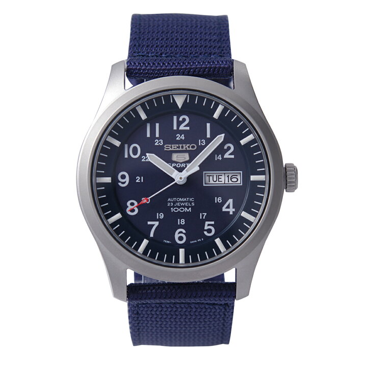 楽天市場】セイコー SEIKO 5 SPORTS 腕時計 自動巻き ミリタリー ネイビー SNZG11K1 メンズ [逆輸入品] :