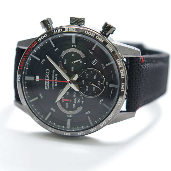 楽天市場】セイコー SEIKO 腕時計 100M防水 ナイロンベルト ブラック 海外モデル SSB359P1 メンズ [逆輸入品] :