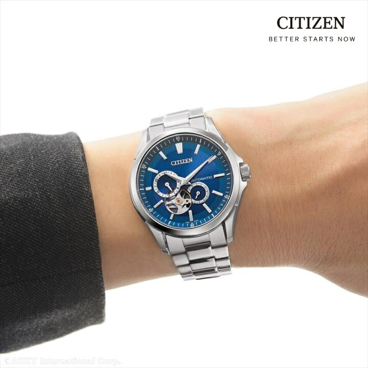 楽天市場】シチズン CITIZEN 腕時計 機械式 自動巻(手巻付き 