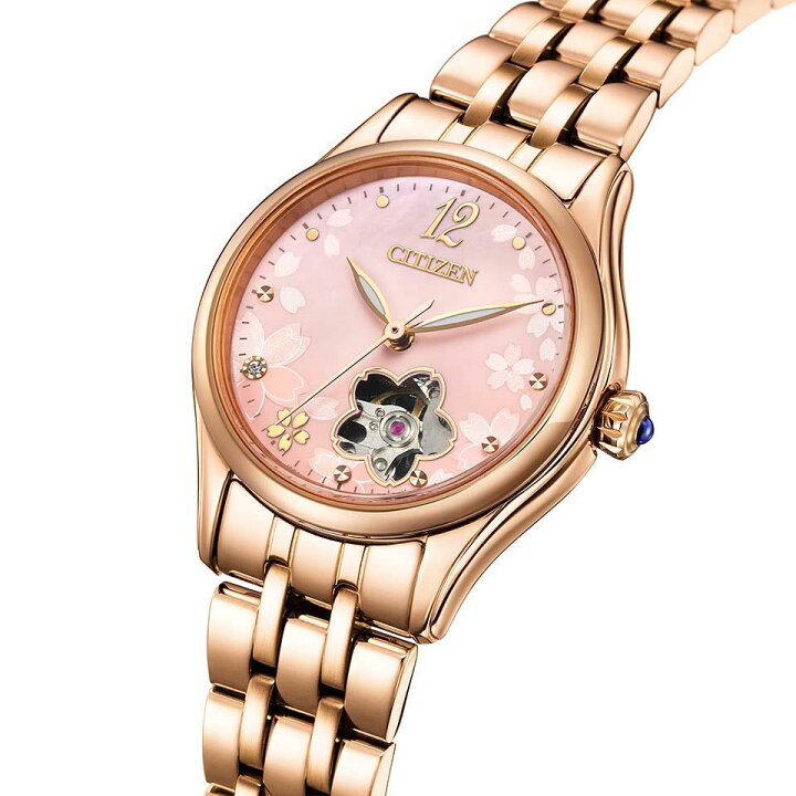 楽天市場】シチズン CITIZEN 腕時計 機械式 自動巻(手巻付き) 桜限定 